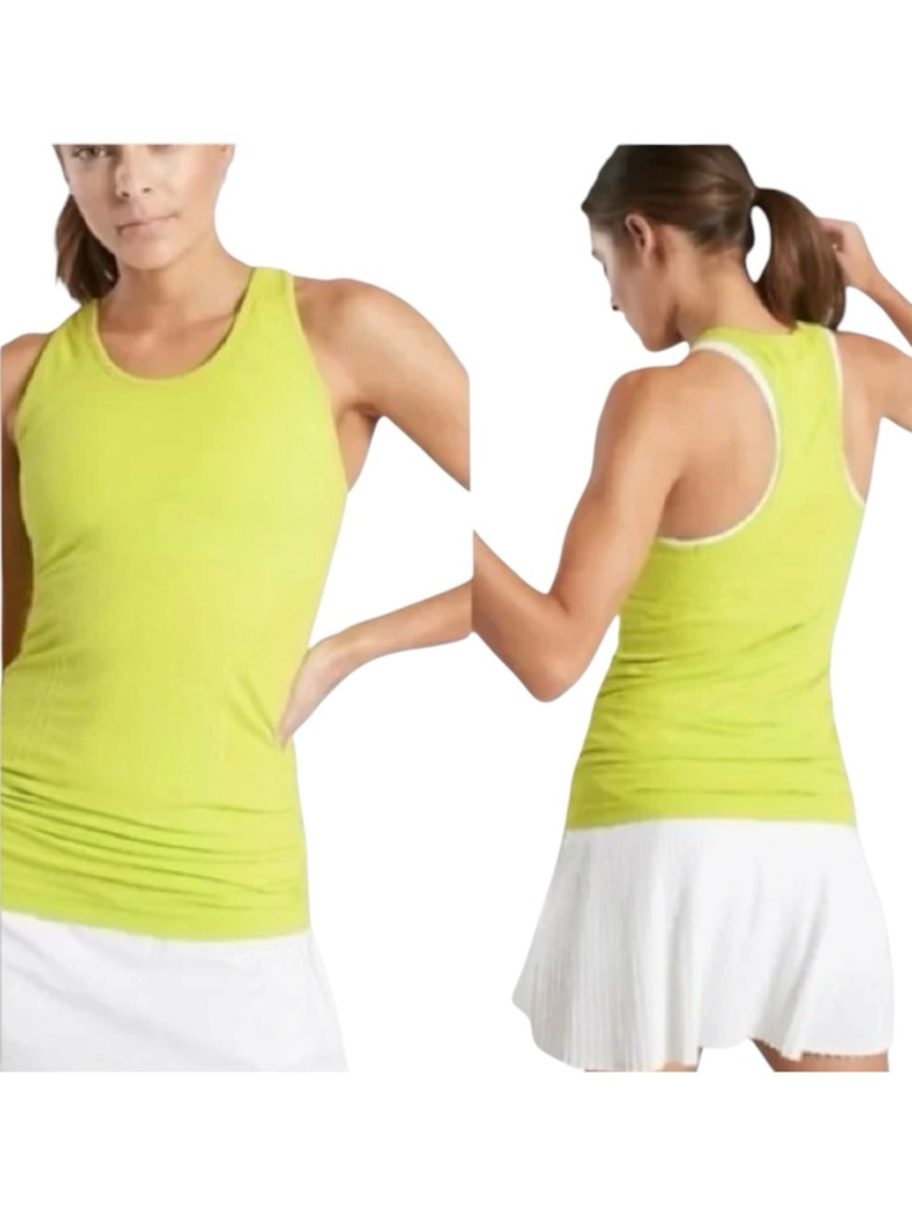 Athleta Speedlight Seamless Tank Women’s Size Small Neon‎ Racerback